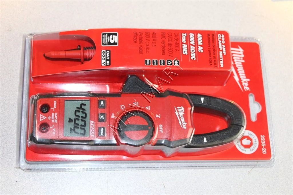 Milwaukee 2235-20 400 Amp 400A 600V AC/DC Digital Clamp Meter