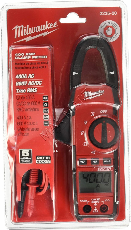 Milwaukee 2235-20 400 Amp 400A 600V AC/DC Digital Clamp Meter