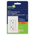Leviton Decora 20A Tamper-Resistant TR Slim GFCI Receptacle Outlet Plug w/ Wall Plate
