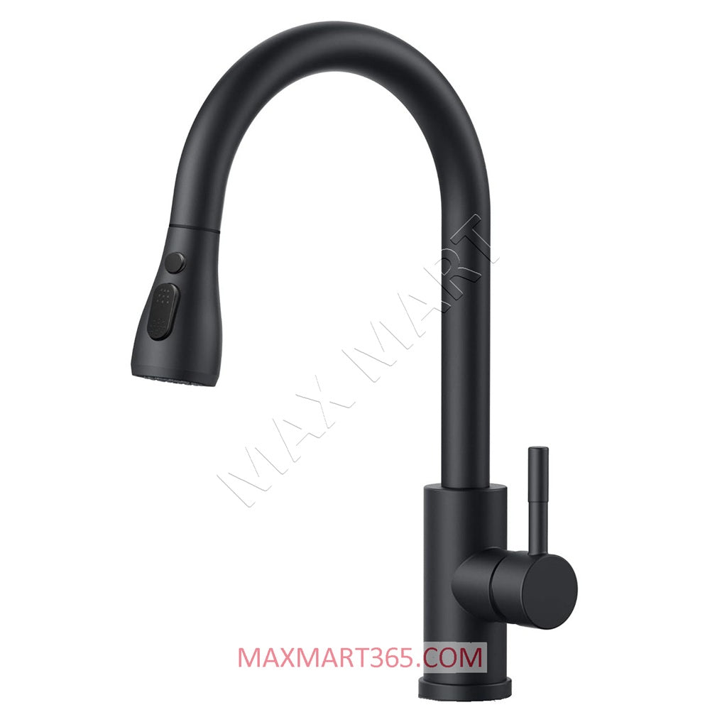 Premium Single-Handle Kitchen Faucet with Pull-Down Sprayer