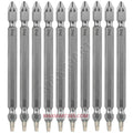 4.5-Inch Magnetic Double-Ended Alloy Steel Impact Screw Driver Bits Set - Phillips #2 + Square #2