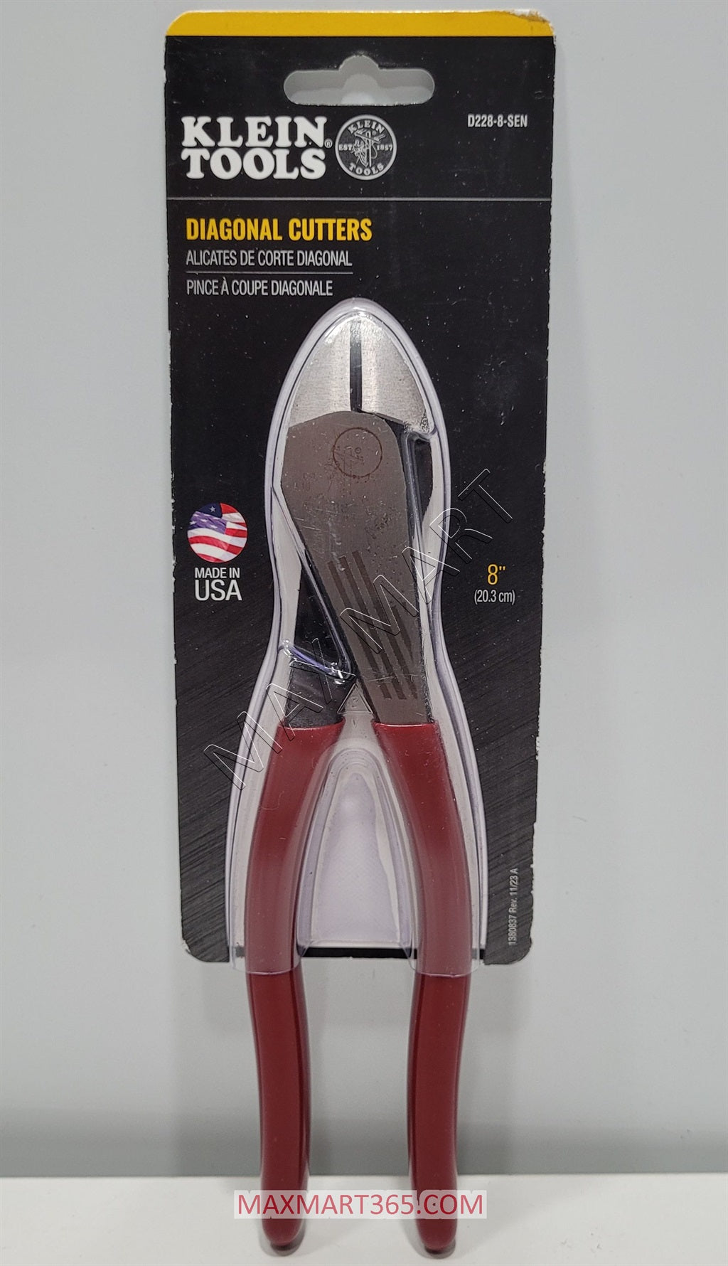 Klein Tools D2288SEN 8-inch High Leverage Diagonal Cutters