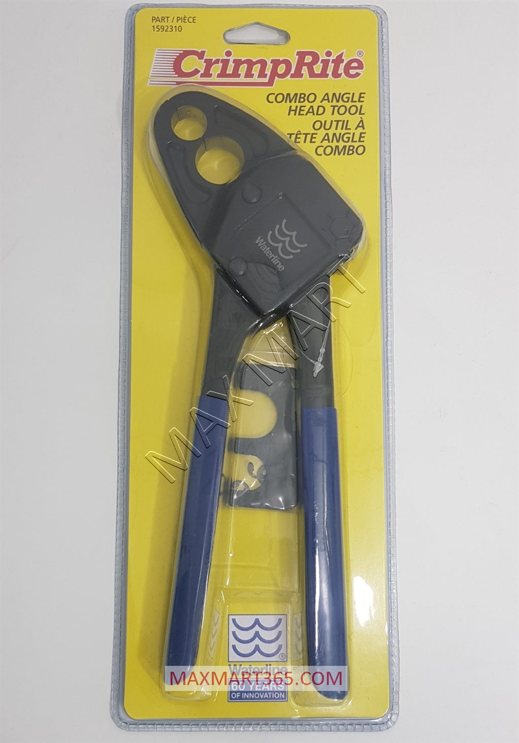 Waterline CrimpRite 1/2-inch and 3/4-inch Combo Angle Pex Crimp Tool 1592310