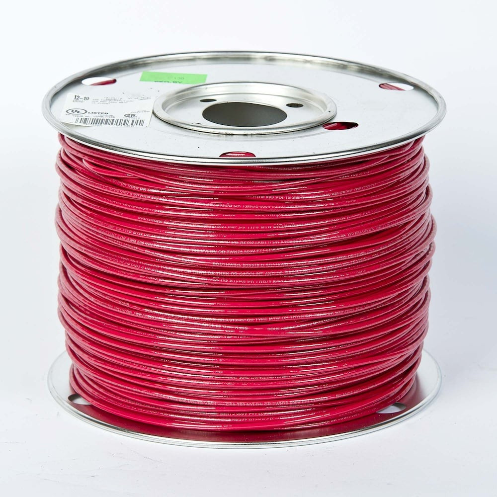 T90 12/19 Stranded Copper Wire Cable - 300M Red