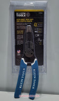 Klein Tools K12065CR Heavy-Duty Wire Stripper Cutter Crimper Tool for Cutting, Stripping, Crimping, Twisting 8-20 AWG (8-18 AWG Solid, 10-20 AWG Stranded)