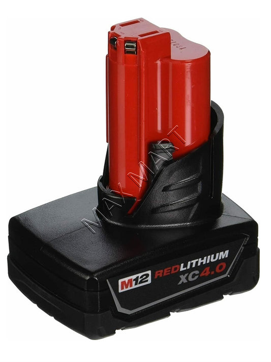 Milwaukee M12 Lithium-Ion Extended Capacity (XC) 4.0Ah 4Ah Battery 48-11-2440