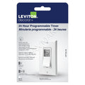 Leviton Decora Vizia 24-Hour Programmable Timer Switch VPT24-742 Vpt24-1P - White