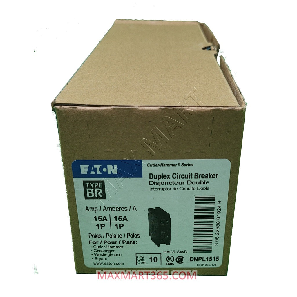 Eaton ETN DNPL1515 15-Amp 15A Circuit Breaker Single Pole 1P