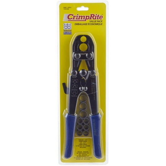 Waterline CrimpRite 1/2 英寸和 3/4 英寸组合 PEX 压接工具 1592308