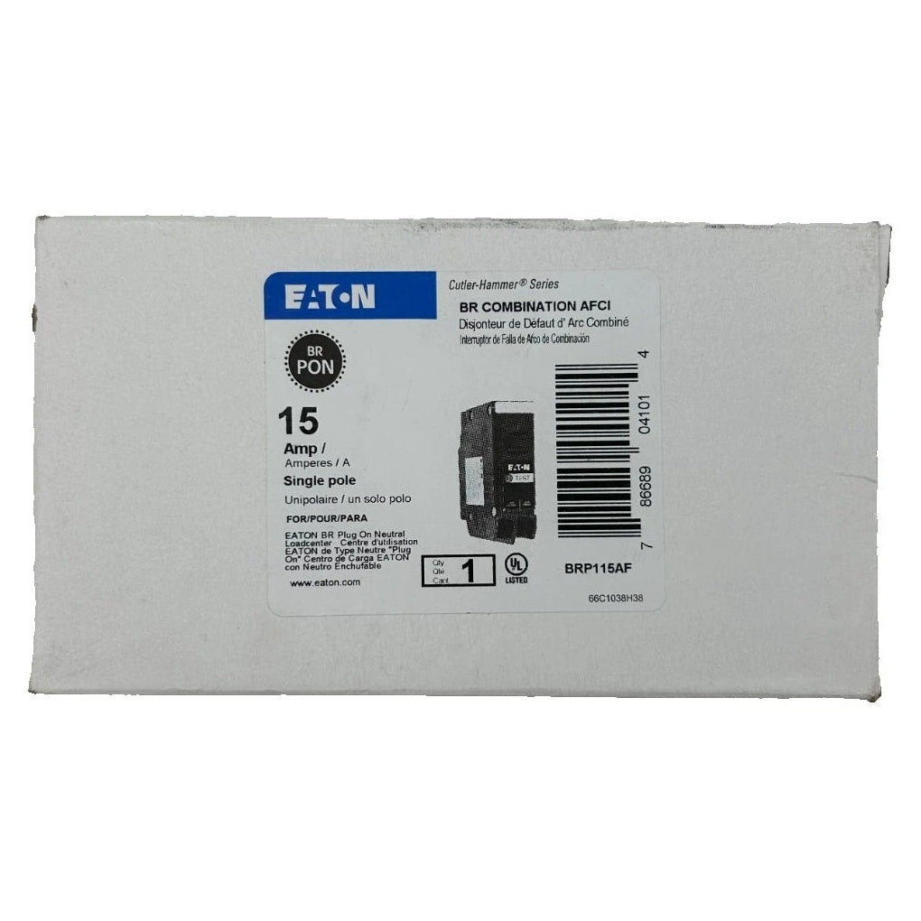 Eaton ETN BRP115AFC 15Amp Arc Fault (AFCI) Circuit Breaker