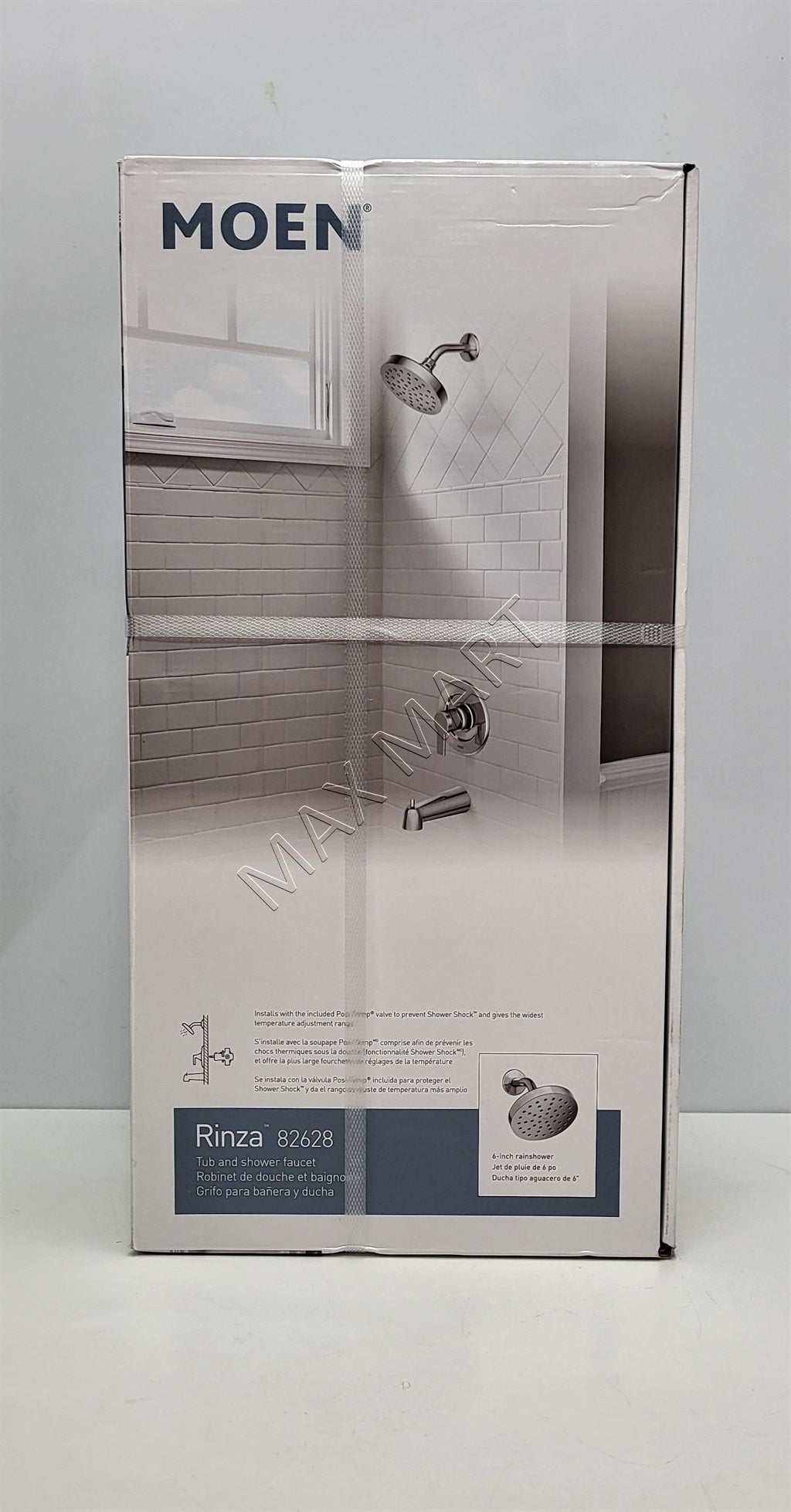 Moen Rinza 82628 1-Handle Tub and Shower Faucet (Valve Included) - Chrome