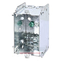 Single-Gang Gangable Steel Electrical Box, 1-Gang Rectangle Metal Device Box for Switch & Receptacle