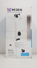 Moen Rinza 82628BL 1-Handle Bathtub Shower Faucet (Valve Included) - Black