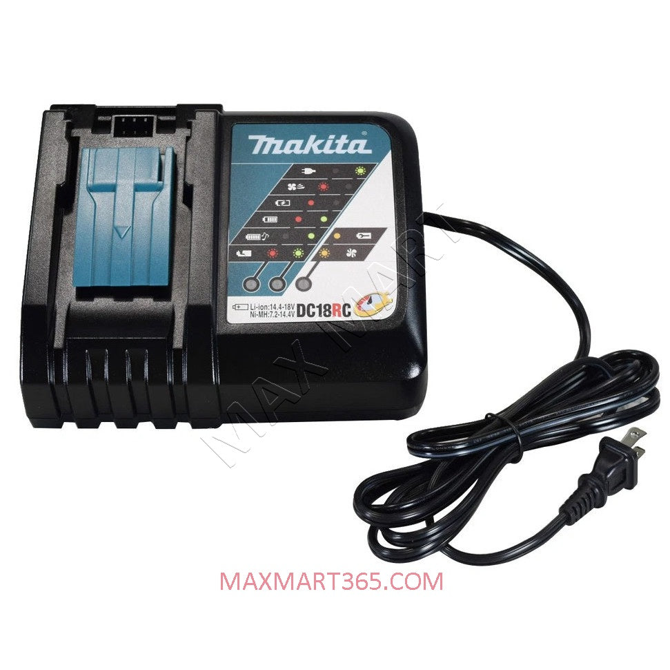 Makita DC18RC 18V LXT Lithium-Ion Rapid Fast Battery Charger