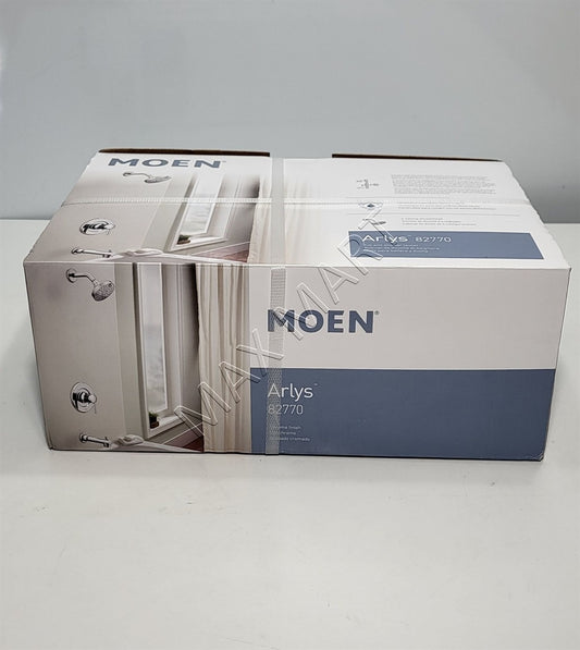 MOEN Arlys 82770 单把手浴缸淋浴水龙头（含阀门） - 镀铬