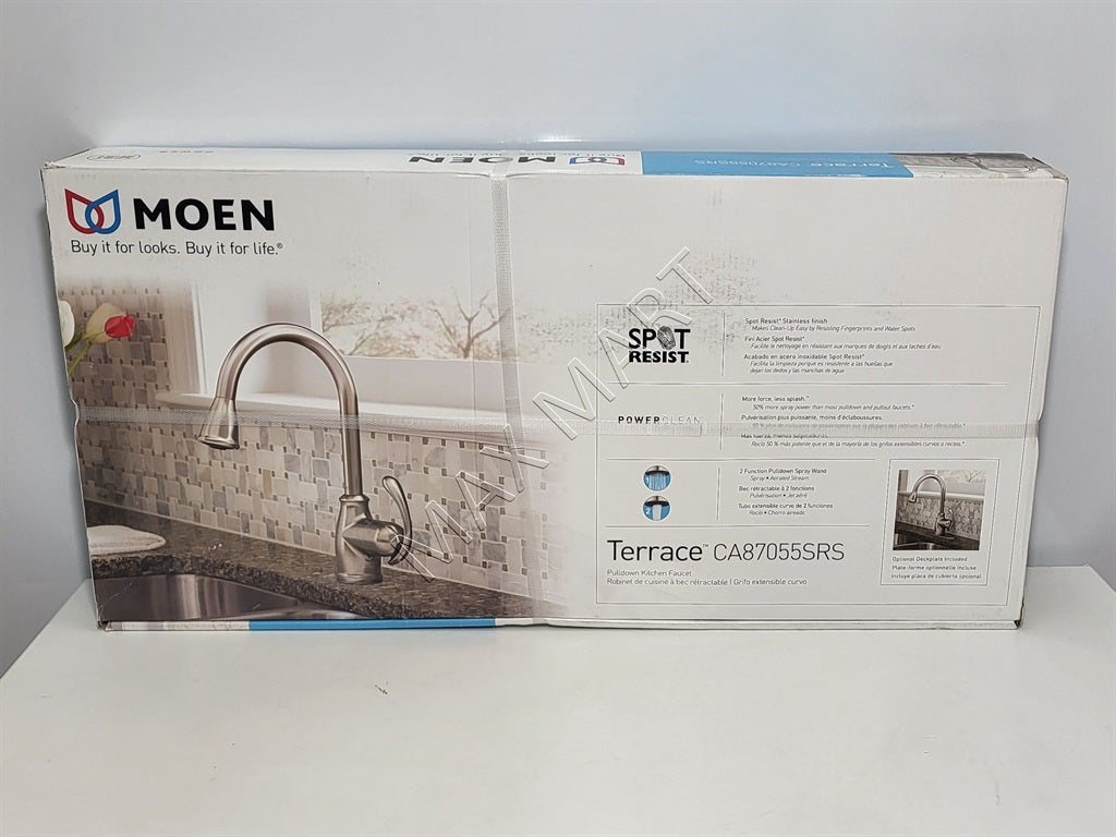 MOEN Terrace CA87055SRS Pull-Down Kitchen Faucet - Spot Resist Stainless Steel