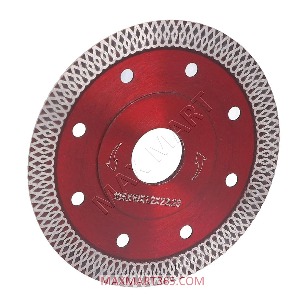 4-1/2-Inch Super-Thin Diamond Cutting Disc Wheel Blade for Angle Grinder - Ceramic Porcelain Tiles Granite Marble Brick