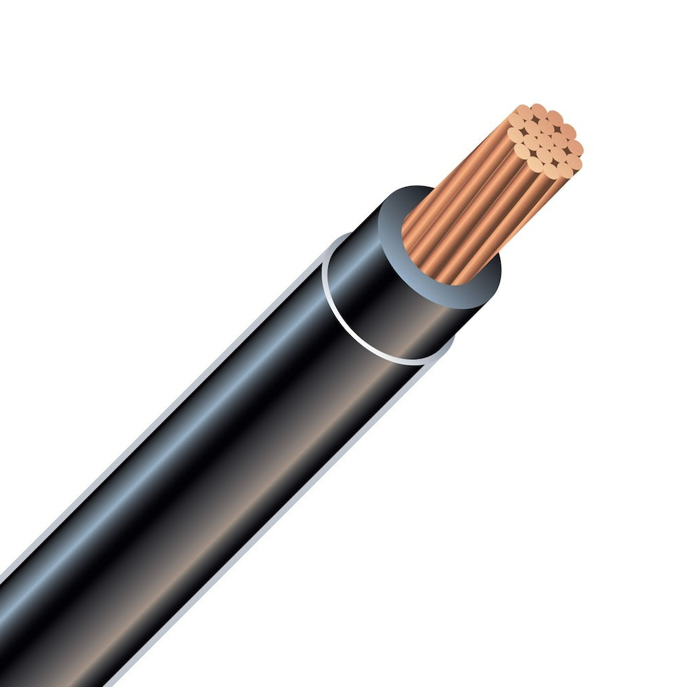 T90 12/19 Stranded Copper Wire Cable - 300M Black