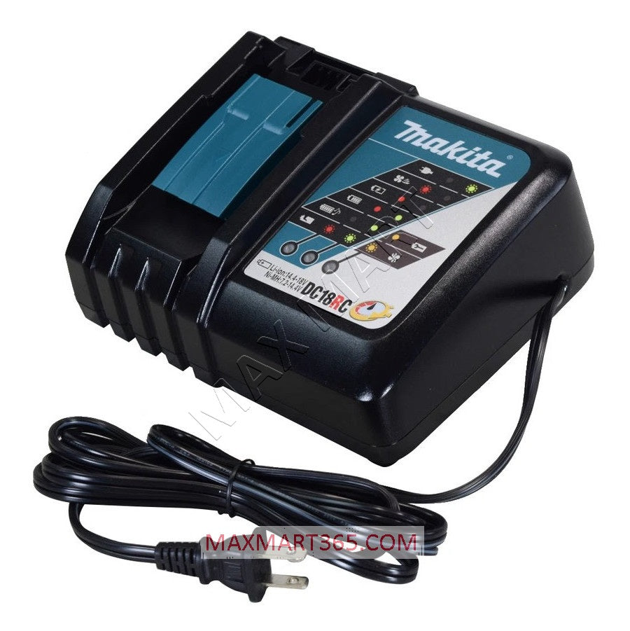 Makita DC18RC 18V LXT Lithium-Ion Rapid Fast Battery Charger