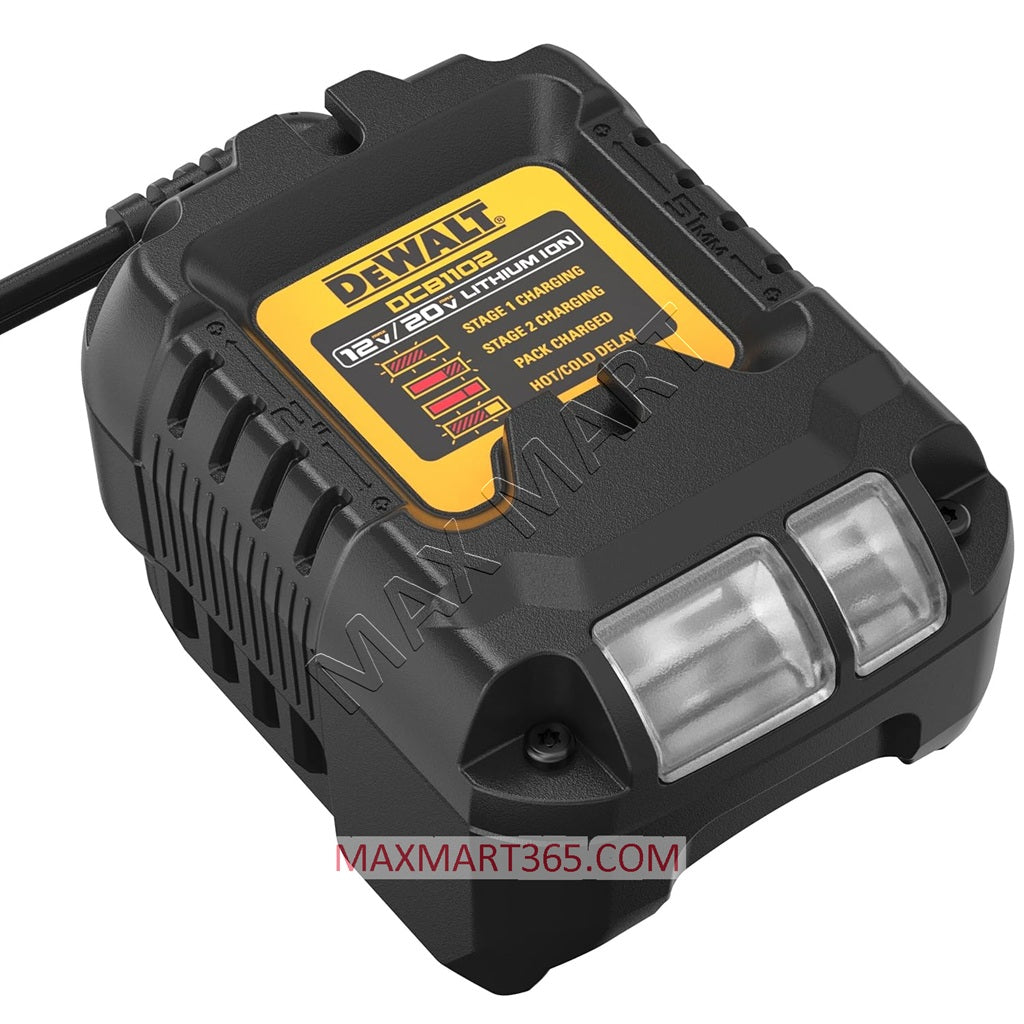 DEWALT DCB1102 12V/20V/60V 2.0-Amp 2Amp Charger