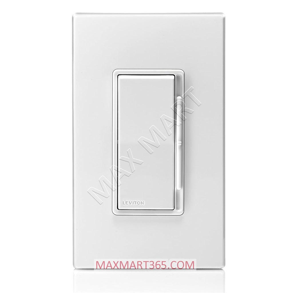 Leviton Decora Lever Edge Slide Dimmer Switch Single Pole or 3-Way ESL01
