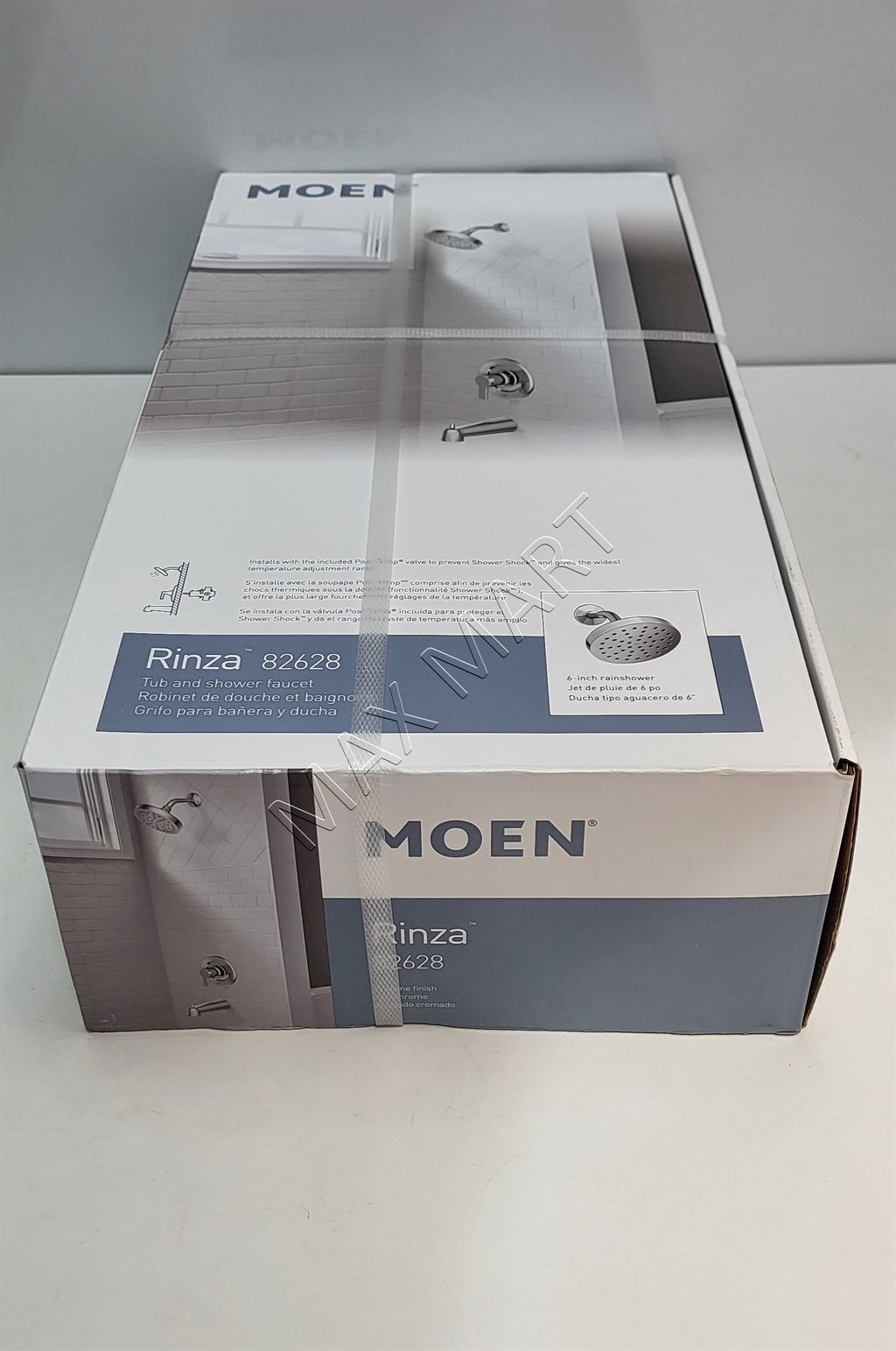 Moen Rinza 82628 1-Handle Tub and Shower Faucet (Valve Included) - Chrome