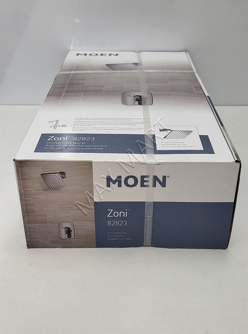 MOEN Zoni 82823 单把手淋浴龙头（含阀门） - 镀铬