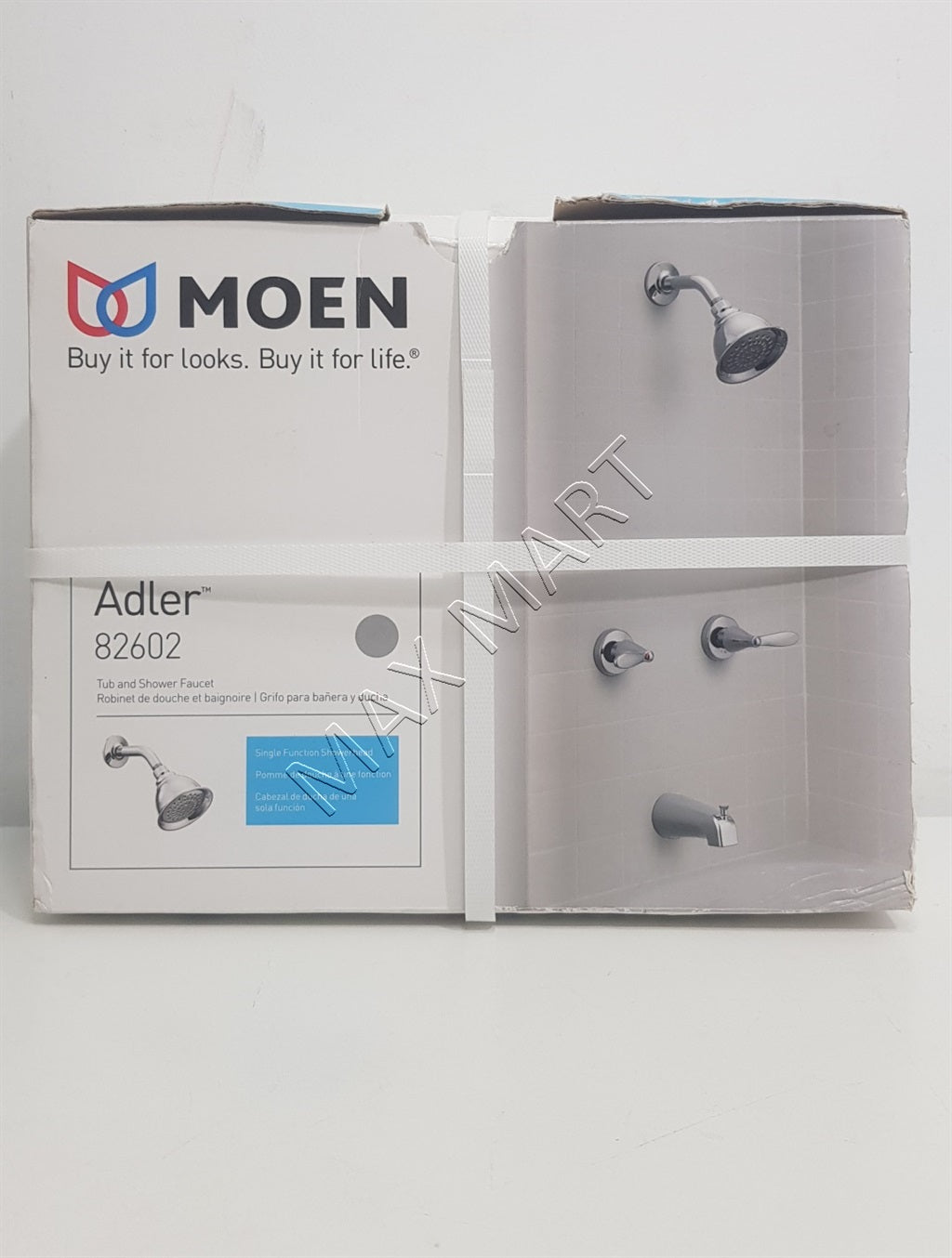 MOEN Adler 82602 2-Handle Bathtub Shower Faucet (Valve Included) - Chrome