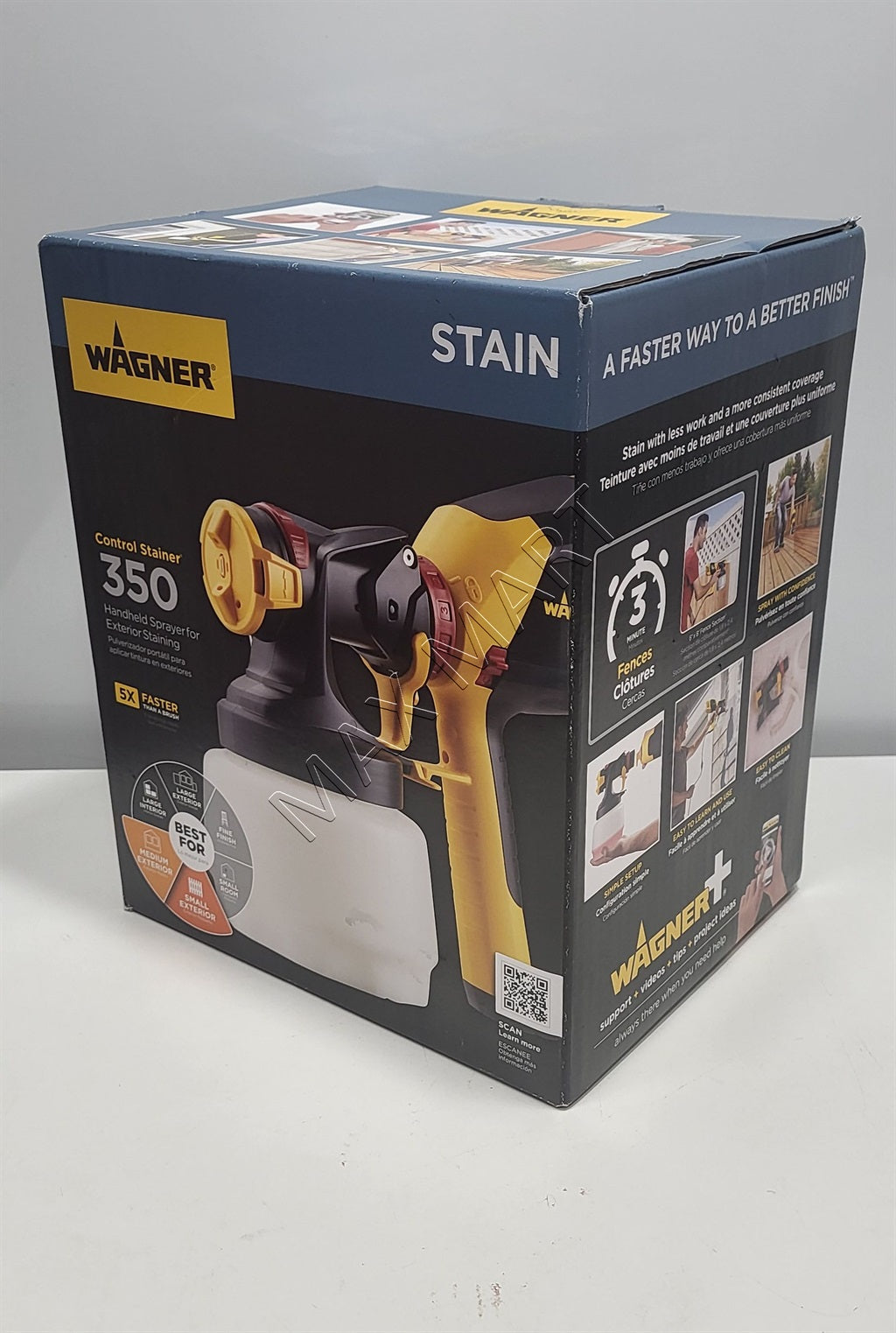 Wagner Control Stainer 350 HVLP Handheld Sprayer