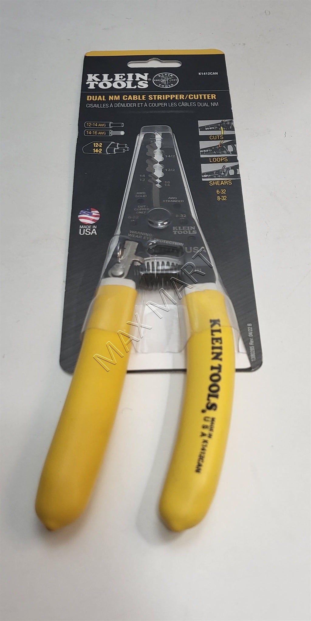 Klein Tools Klein-Kurve Dual NMD-90 Cable Stripper/Cutter K1412CAN