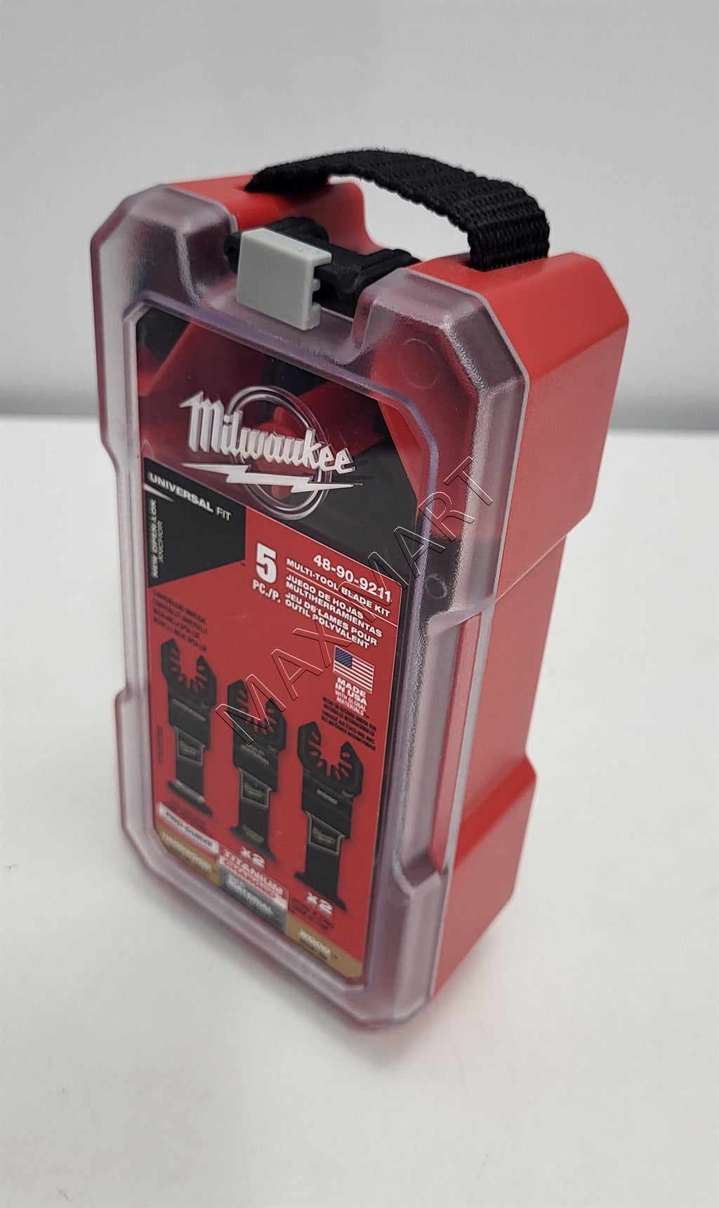 Milwaukee 49-10-9211 Oscillating Multi Tool Multi-Material, Wood, and Hardwood Blade Kit (5 Pack)