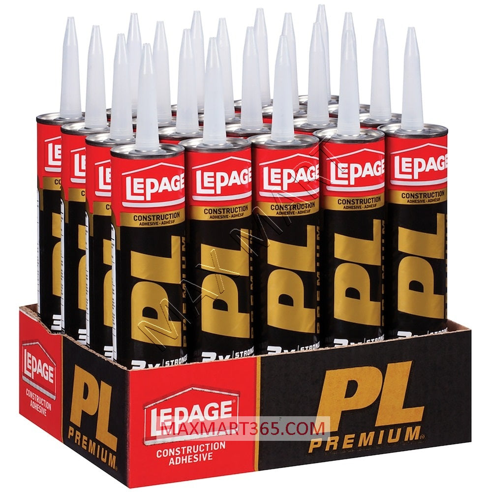 LePage PL Premium Construction Adhesive, Interior/Exterior, Waterproof - 295ml