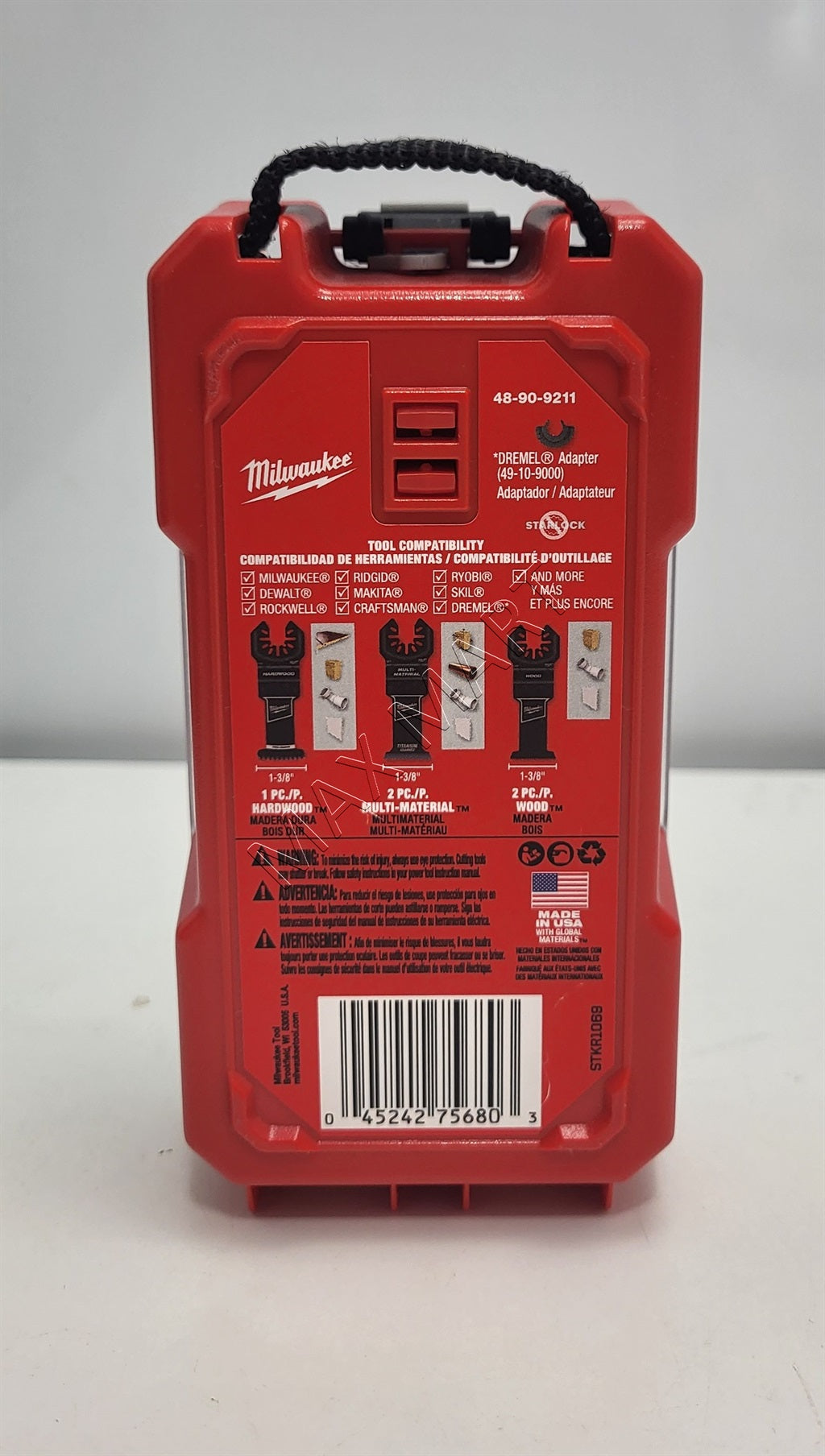 Milwaukee 49-10-9211 Oscillating Multi Tool Multi-Material, Wood, and Hardwood Blade Kit (5 Pack)