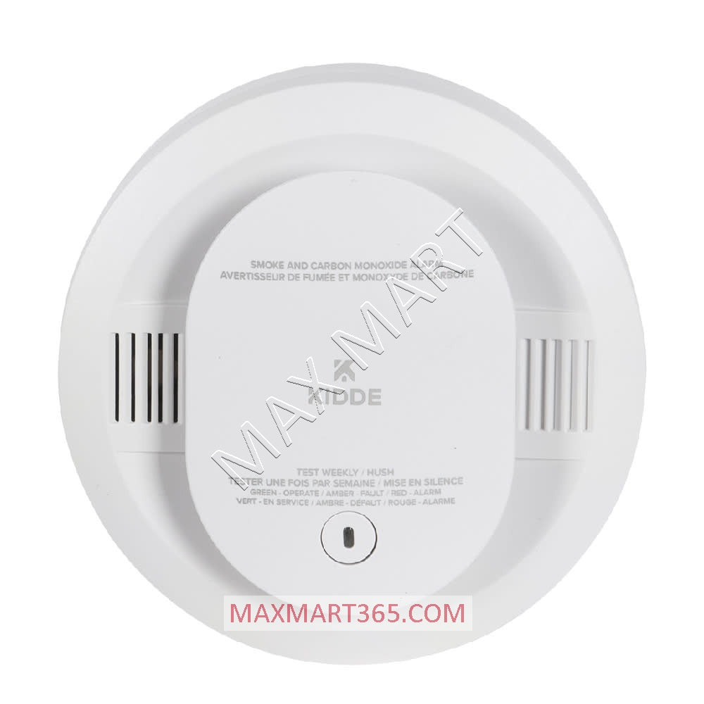 KIDDE 2-in-1 2in1 Hardwired Combination Smoke & Carbon Alarm w/ Voice Alert and 10-Year Backup Battery
