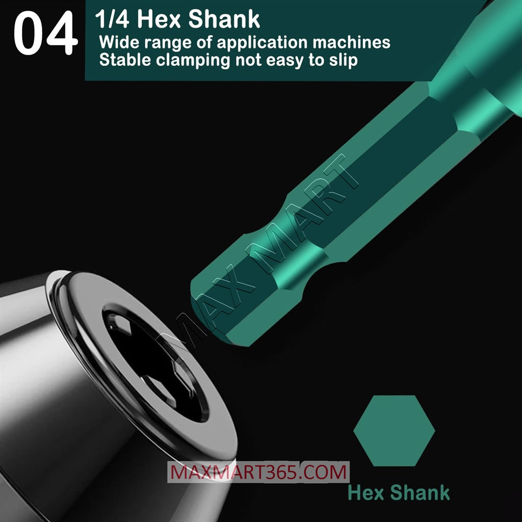 Tungsten Carbide Tipped Masonry/Concrete Drill Bit Set for Ceramic Tile, Porcelain, Brick, Concrete, Glass