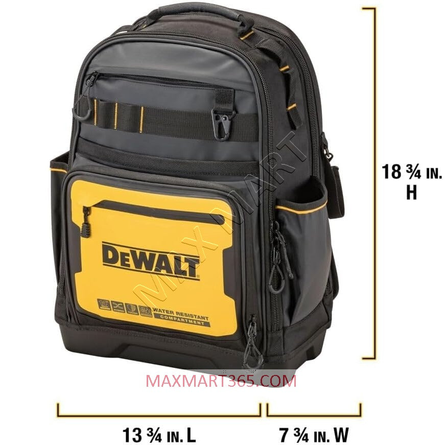 DEWALT DWST560102 Pro Backpack with 43 Pockets, Water Resistant Compartment