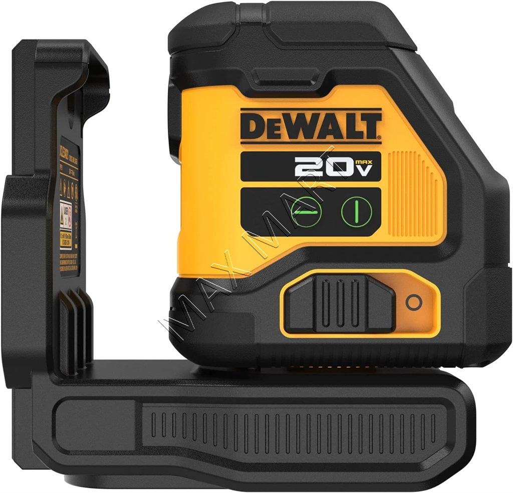 DEWALT 20V 330 英尺绿色自动调平十字线激光水平仪（仅工具）DCLE34021B DCLE34021