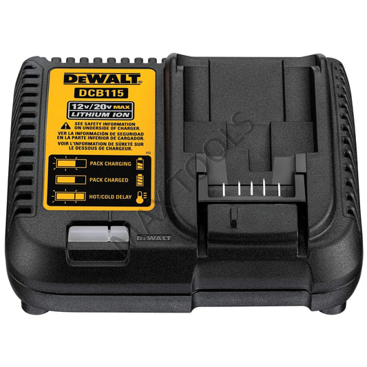 DEWALT DCB115 12V/20V/60V 4 安培快速充电器