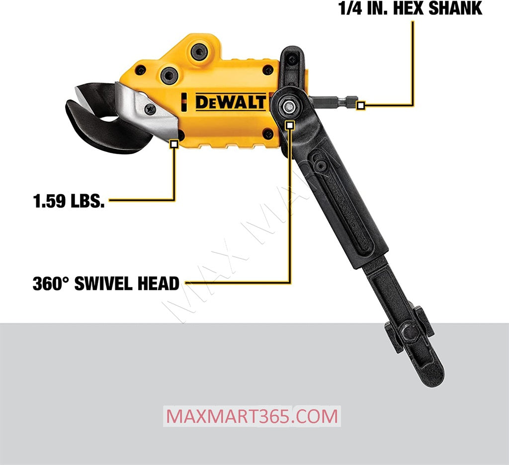 DEWALT DWASHRIR 18-Gauge Shears Accessory for Impact Driver