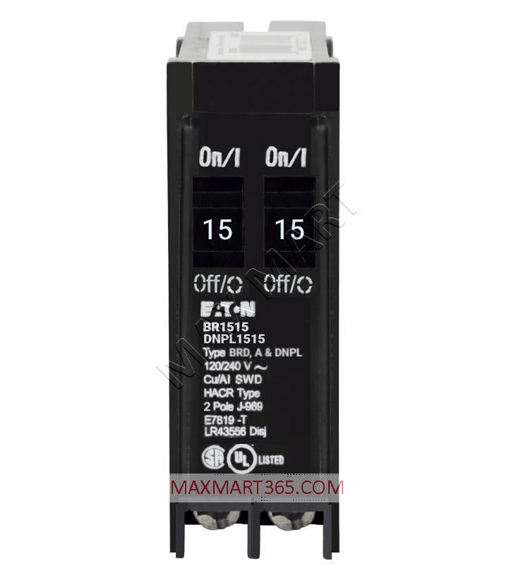 Eaton ETN DNPL1515 15-Amp 15A Circuit Breaker Single Pole 1P