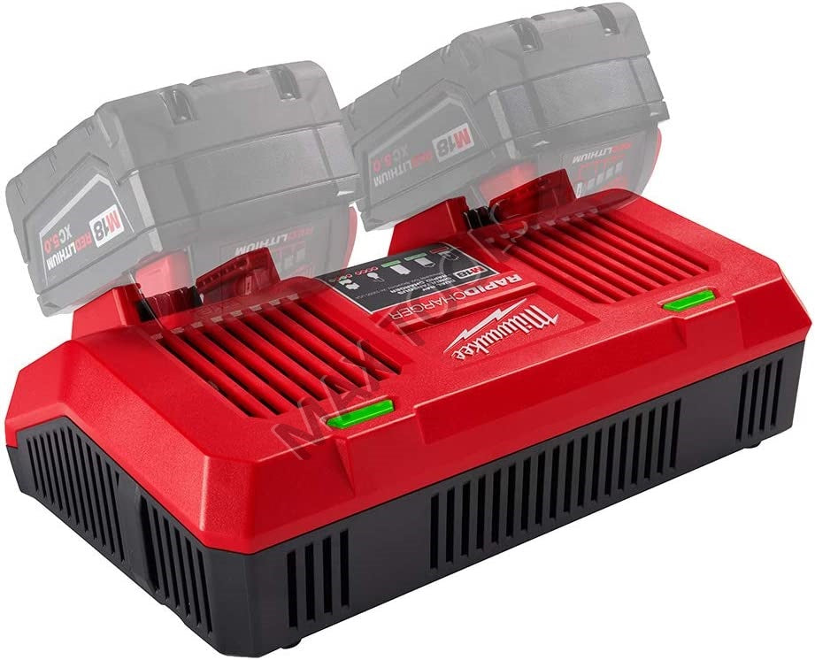 Milwaukee M18 Dual Bay Simultaneous Rapid Charger 48-59-1802