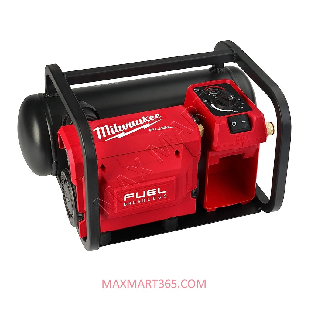 Milwaukee 2840-20 M18 FUEL 无刷无绳 2 加仑电动紧凑型静音空压机（仅限工具）