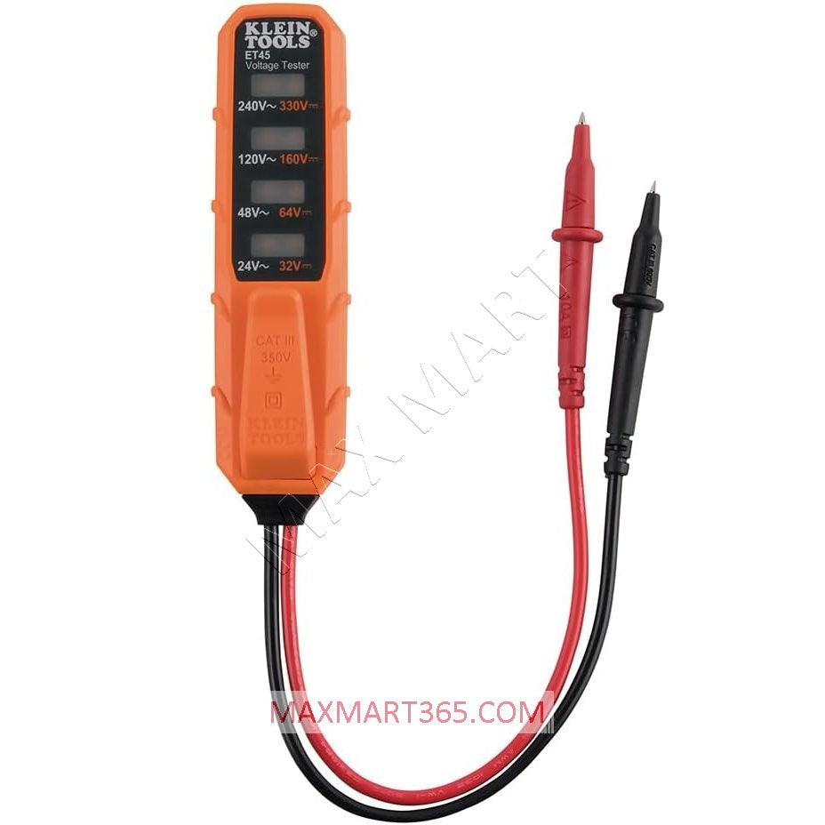 Klein Tools ET45VP Electrical Test Kit with GFCI Receptacle Outlet Tester and AC/DC Voltage Tester