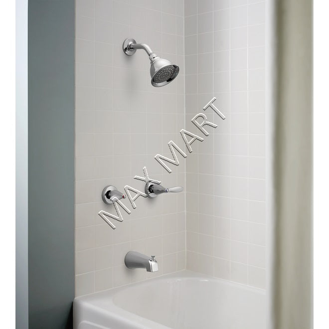 MOEN Adler 82602 2-Handle Bathtub Shower Faucet (Valve Included) - Chrome