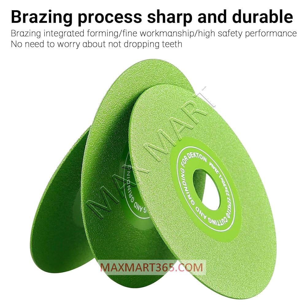 4.5-Inch Ultra-Thin Diamond Cutting Disc for Angle Grinder, Universal for Tile, Ceramic, Marble, Glass, Jade and Crystal