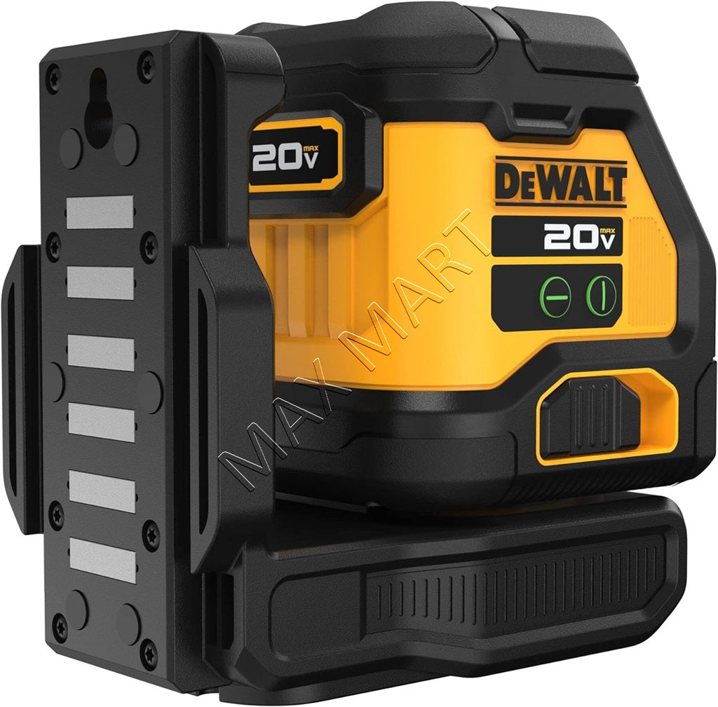 DEWALT 20V 330 英尺绿色自动调平十字线激光水平仪（仅工具）DCLE34021B DCLE34021