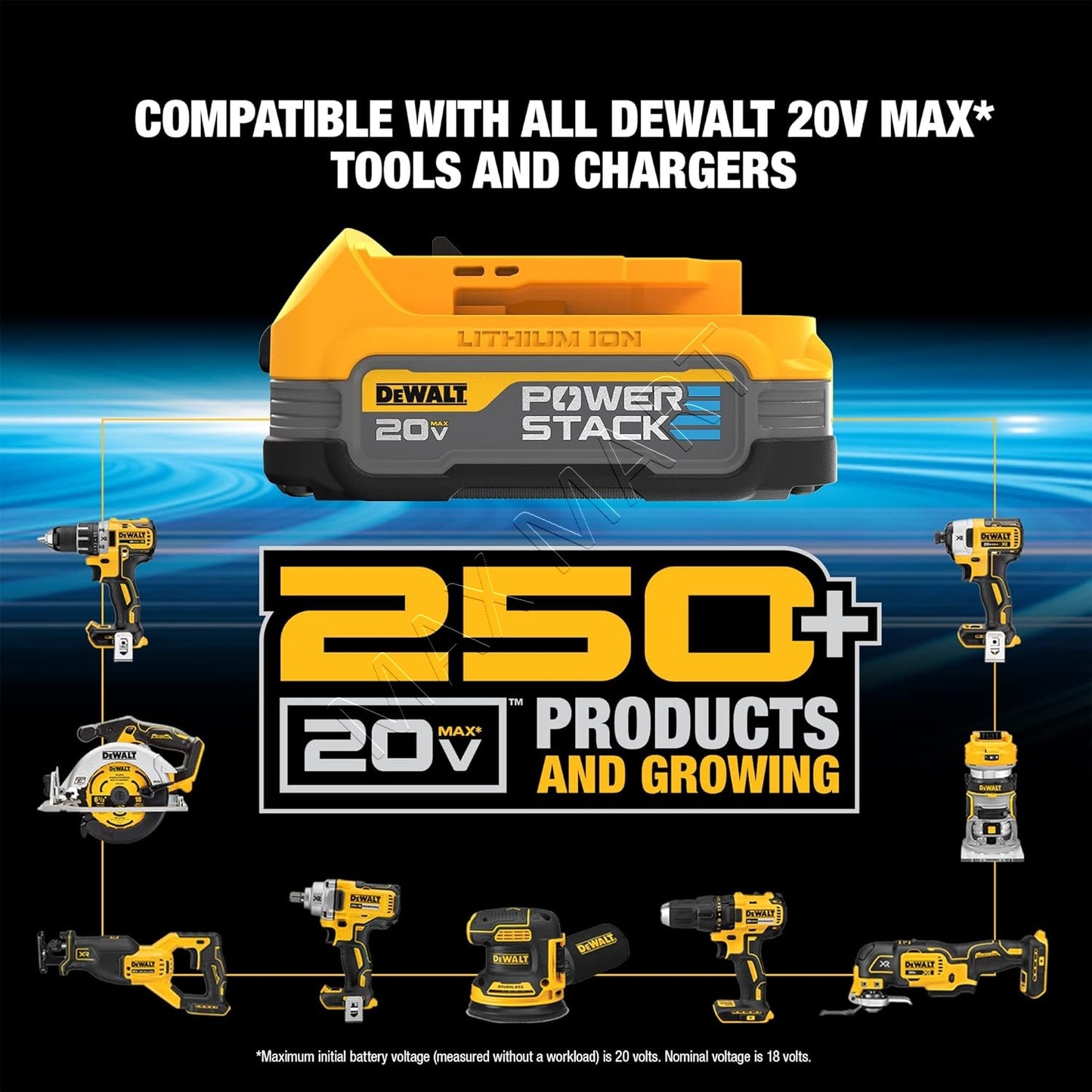 DEWALT 20V MAX POWERSTACK Compact Battery DCBP034