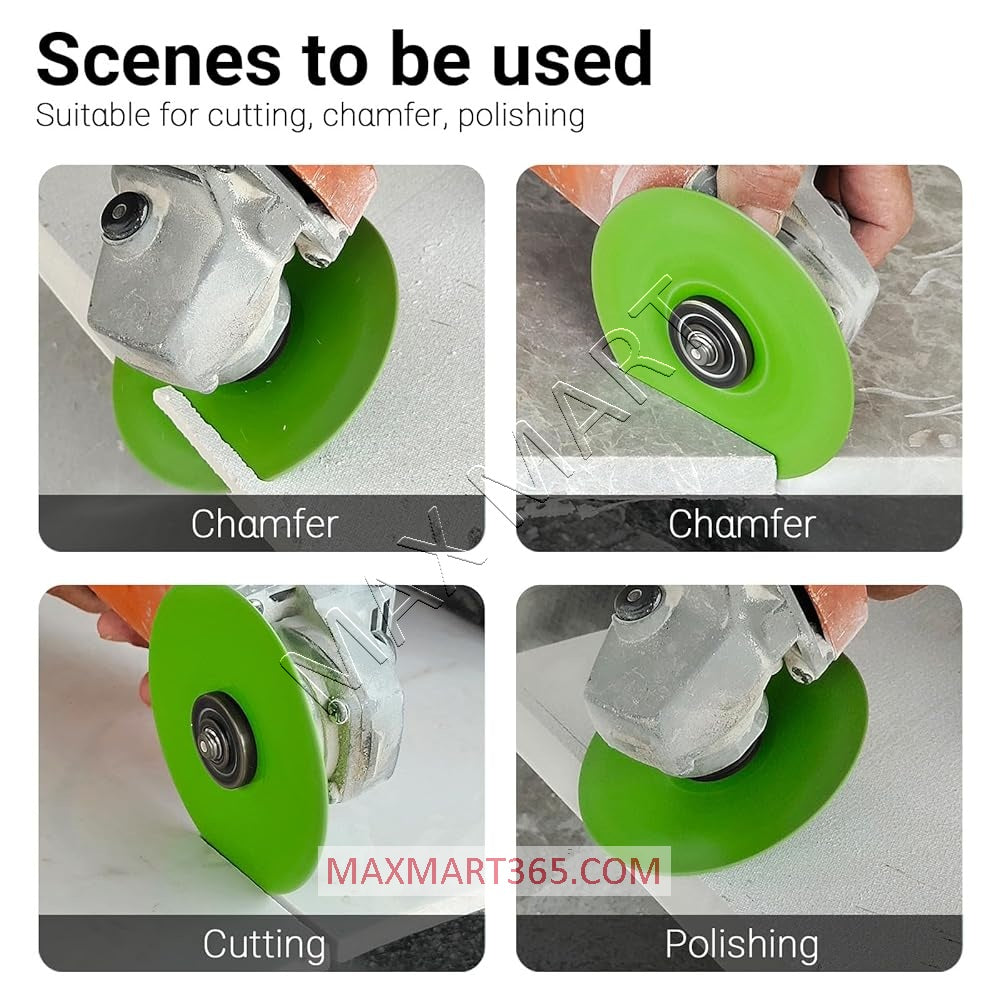 4.5-Inch Ultra-Thin Diamond Cutting Disc for Angle Grinder, Universal for Tile, Ceramic, Marble, Glass, Jade and Crystal