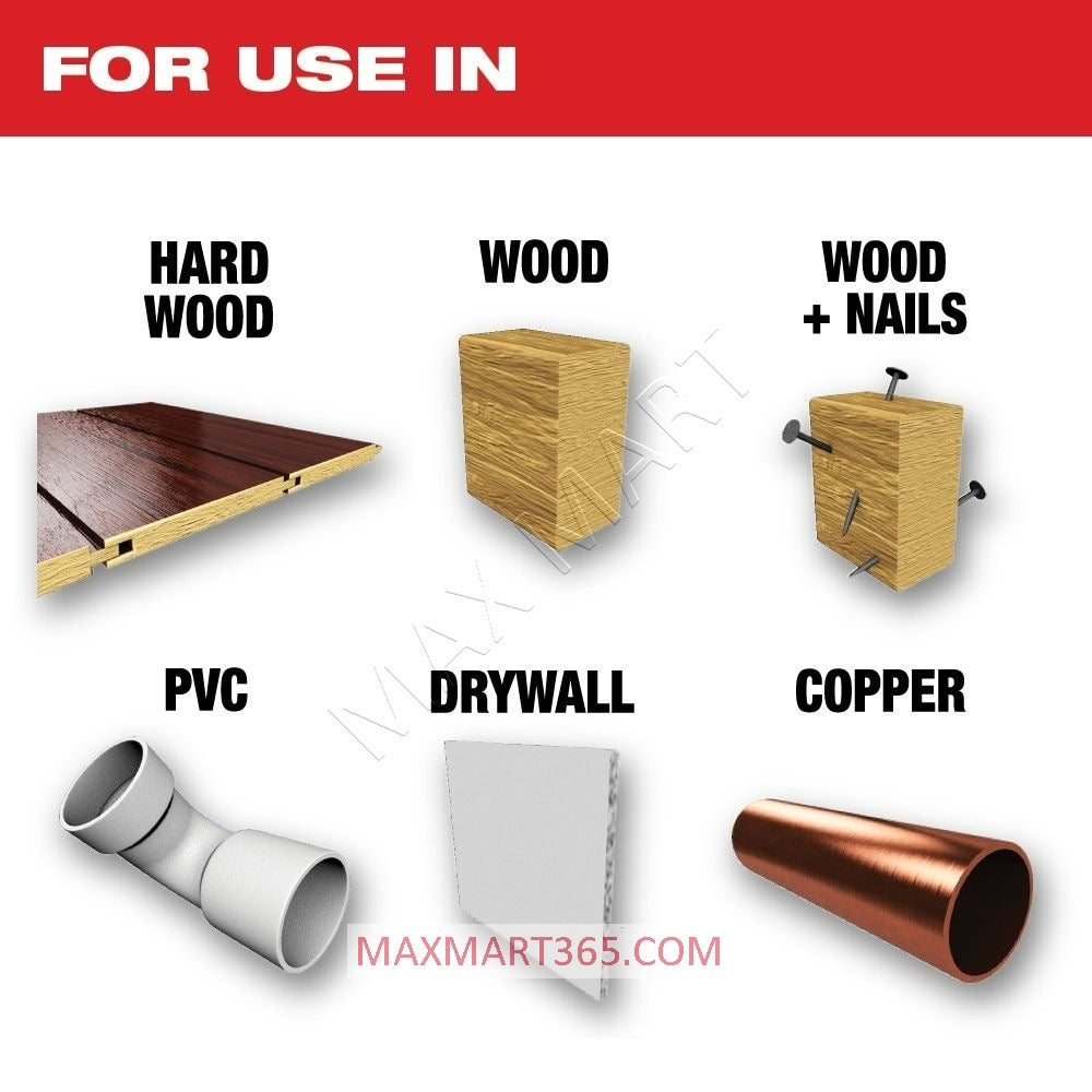 Milwaukee 49-10-9211 摆动多功能工具刀片套件 - 5 件，多材料，木材，硬木