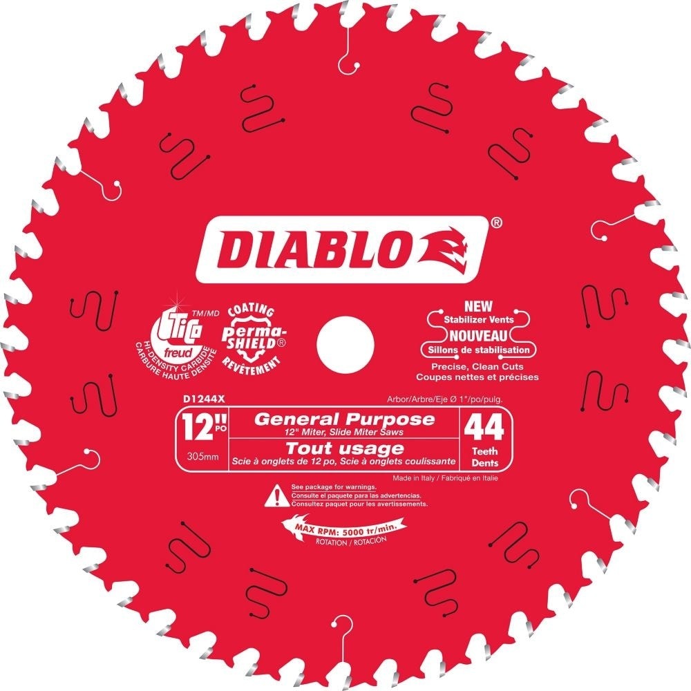Diablo 12-inch Carbide Tipped Miter Mitre Saw Blade